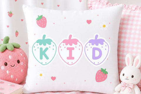 Pink Berry Decorative Font | 2 Styles | Regular & Outline Font Font AnningArts Design 
