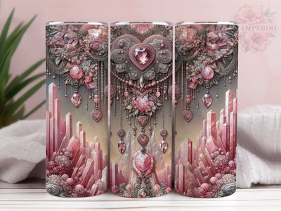 Pink Bling Glam 20oz Tumbler Wrap PNG, Digital Bling Glam Time Tumber Png, Straight & Tapered Tumbler Wrap, Instant Digital Download Sublimation Li Zamperini 