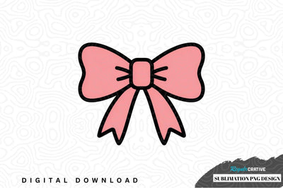 Pink bow sublimation png design Sublimation Regulrcrative 