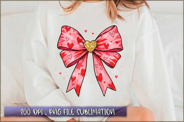 Pink Brushstroke Coquette Valentine Png Sublimation Sublimation Shetara Begum 