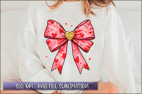 Pink Brushstroke Coquette Valentine Png Sublimation Sublimation Shetara Begum 