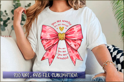 Pink Brushstroke Coquette Valentine Png Sublimation Sublimation Shetara Begum 