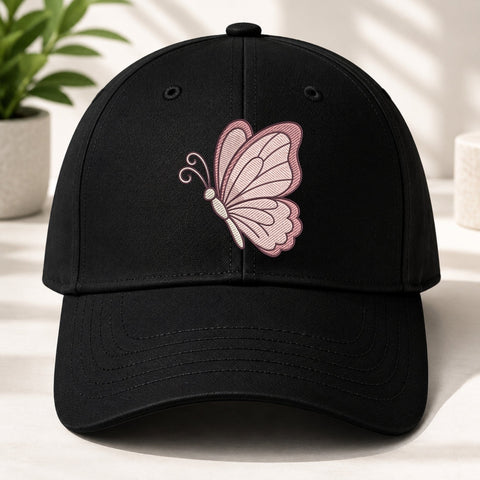 Pink Butterfly Machine Embroidery Design PES DST Stitch Pattern Files Embroidery/Applique DESIGNS PatternFeed8 