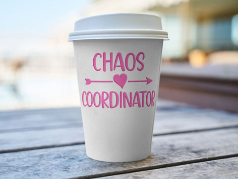 Pink Chaos Coordinator PNG | Teacher SVG | Mom Image SVG Paige Cole Studio 