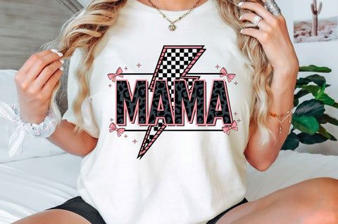 Pink Checkered Mama PNG, Glitter Pink Mama Coquette Bow PNG, Mama Checkered PNG, Mama Varsity PNG, Pink Mama PNG, Mama PNG, Mama Bow PNG, Mini And Mama Leopard PNG Sublimation Regulrcrative 