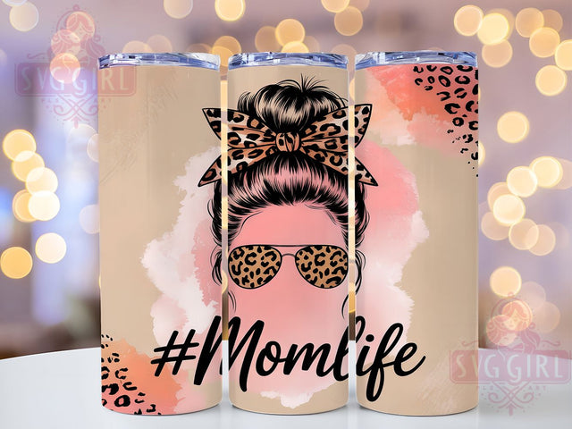 Pink Cheetah Gold Mom Life Tumbler, Gold Mom Life Wrap, Cheetah Print Tumbler, 20oz Sublimation Design, Animal Print Mom Tumbler, Mom Life Tumbler, Pink and Gold Tumbler Wrap Sublimation SvggirlplusArt 