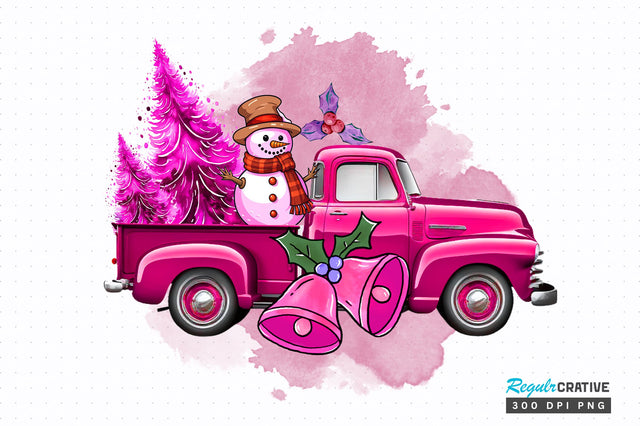 Pink Christmas Clipart png design Sublimation Regulrcrative 