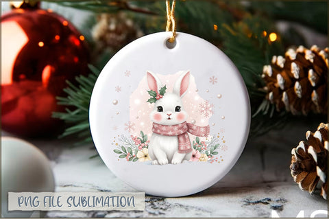 Pink Christmas Ornaments PNG Bundle Sublimation Shetara Begum 
