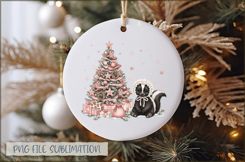 Pink Christmas Ornaments PNG Bundle Sublimation Shetara Begum 