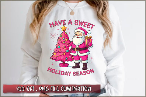 Pink Christmas PNG Sublimation Bundle Sublimation Shetara Begum 