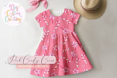 Pink Christmas Seamless Pattern - Digital Paper Digital Pattern Dez Custom Creations 