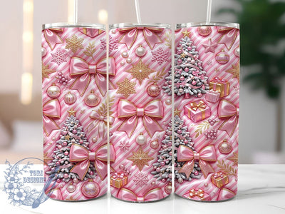 Pink Christmas Wonderland 20oz Tumbler, Pink Christmas, Christmas Wonderland, Pink Wonderland, Wonderland Tumbler, Pink Xmas Wonderland, Christmas Tumbler, Xmas Wonderland Sublimation ToriDesigns 