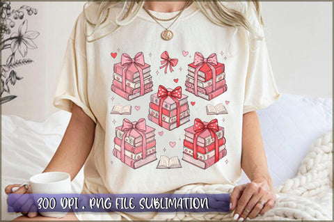 Pink Coquette Book Lovers Sublimation Sublimation Shetara Begum 