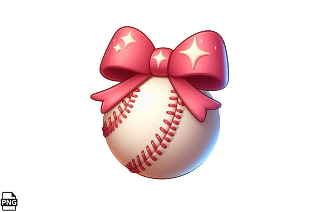 Pink Coquette With Softball PNG Printable File Sublimation Creativedesigntee 