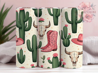 Pink Cowgirl Tumbler, Western Sublimation Wrap, 20oz Cowgirl Drinkware, Country Style Tumbler Design, Cowgirl Art, Rustic Western Wrap, Digital Download Sublimation Li Zamperini 