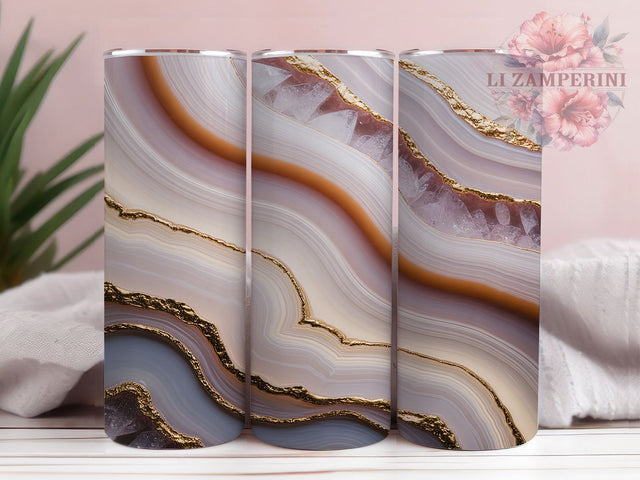 Pink Crystal Gold Tumbler, Crystal And Gold Wrap, Elegant Crystal Sublimation, 20oz Crystal Gold Tumbler, Stylish Crystal Art, Glamorous Gold Mug, Whimsical Crystal Cup Sublimation Li Zamperini 