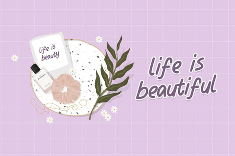 Pink Daisy Font Dm Letter Studio 