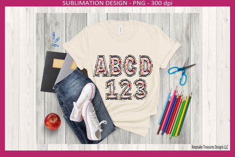 Pink Doodle Lines and Dots Alphabet Set, School Elements, Sublimation Png Sublimation Keepsake Treasures Designs LLC. 