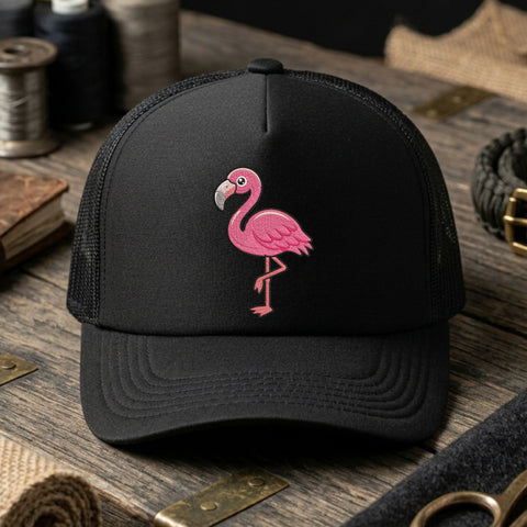 Pink Flamingo Embroidery Design – Tropical Bird Flamingo Machine Embroidery File, 9 Sizes 3 to 8 Inch Embroidery/Applique DESIGNS PatternFeed8 