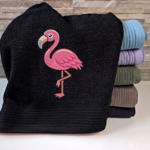 Pink Flamingo Embroidery Design – Tropical Bird Flamingo Machine Embroidery File, 9 Sizes 3 to 8 Inch Embroidery/Applique DESIGNS PatternFeed8 