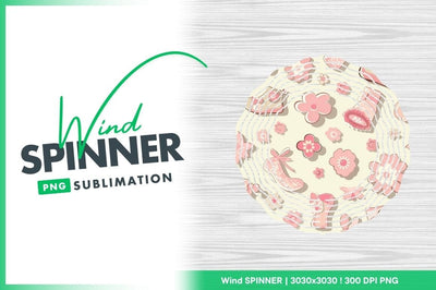 Pink floral and baby shoe pattern design Sublimation Regulrcrative 