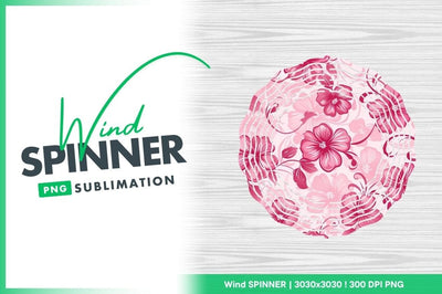 Pink Floral Pattern with Hibiscus Flowers and Decorative Swirls Sublimation Regulrcrative 