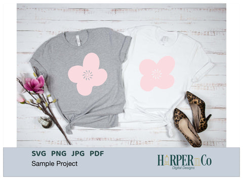 Pink Flower 17 SVG PNG Cut EPS File SVG HarperNCo 