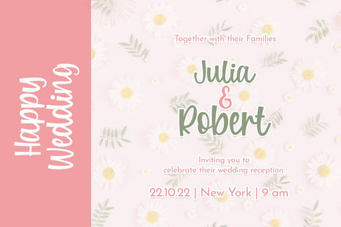 Pink Garden Font Dm Letter Studio 
