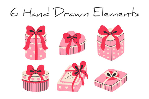 Pink Gift Boxes PNG Clipart Sublimation Rin Green 