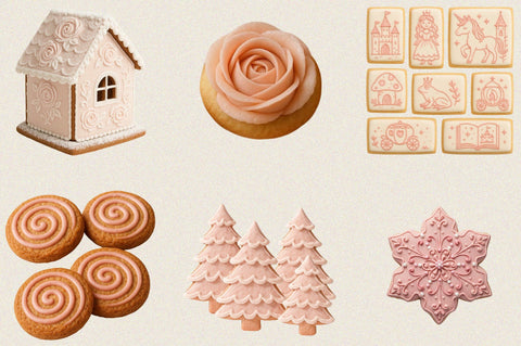Pink Gingerbread Clipart Sublimation Sublimation SVGArt 