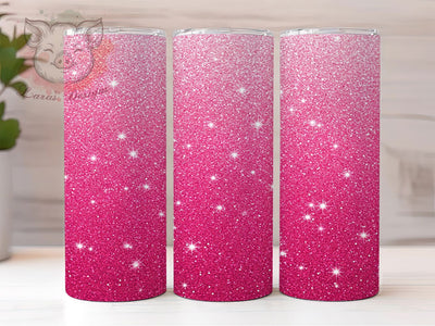 Pink Glitter Ombre Tumbler Wrap, Ombre Sparkle Mug, Shimmer Gradient Cup, Glamorous Glitter Wrap, Stylish Bling Design, Glittery Aesthetic Gift, Sublimation Tumbler Wrap Sublimation Lara' s Designs 
