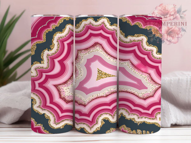 Pink Gold Marble Glitter Tumbler, Abstract Glitter Tumbler, 20Oz Sublimation, Marble Glitter Printable, Elegant Pink Gold Design, Abstract Tumbler Wrap, Glam Marble Art Sublimation Li Zamperini 