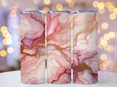 Pink Gold Marble Luxury Tumbler Wrap, Pink Gold Marble, Tumbler Wrap, Sublimation Design, Marble Tumbler, Elegant Drinkware, Luxury Tumbler, Gift for Her Sublimation SvggirlplusArt 
