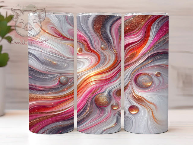 Pink Gold Marble Tumbler Wrap, Gold Marble, Elegant Style, Artistic Pattern, Chic Design, Tumbler Wrap, Sublimation Design Sublimation Lara' s Designs 