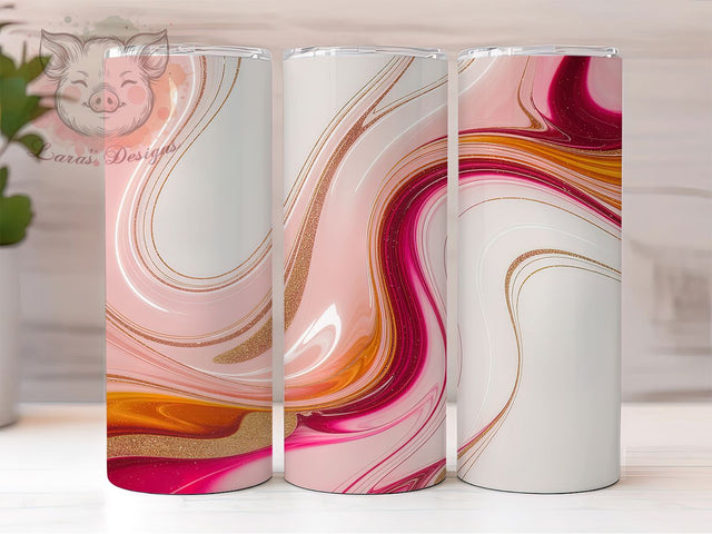 Pink Gold Marble Tumbler Wrap, Gold Marble, Elegant Style, Artistic Pattern, Chic Design, Tumbler Wrap, Sublimation Design Sublimation Lara' s Designs 