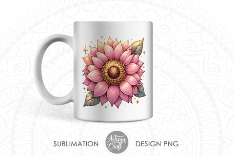 Pink Halloween Watercolor Clipart | gold glitter | Coquette Sublimation Artisan Craft SVG 