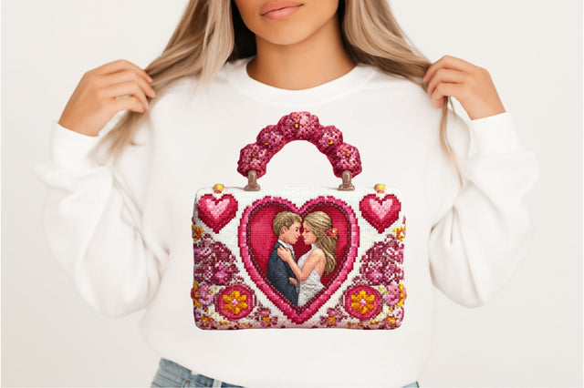 Pink Handbag Png Sublimation SVGArt 