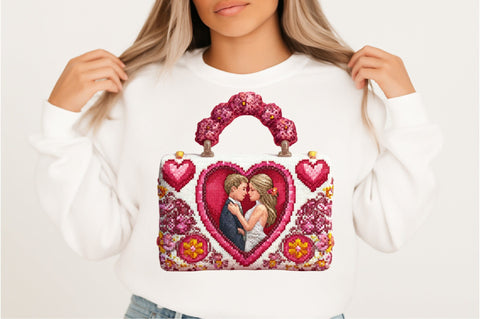 Pink Handbag Png Sublimation SVGArt 