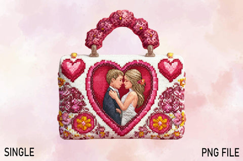 Pink Handbag Png Sublimation SVGArt 