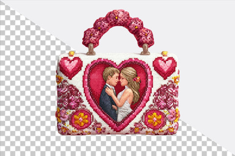 Pink Handbag Png Sublimation SVGArt 