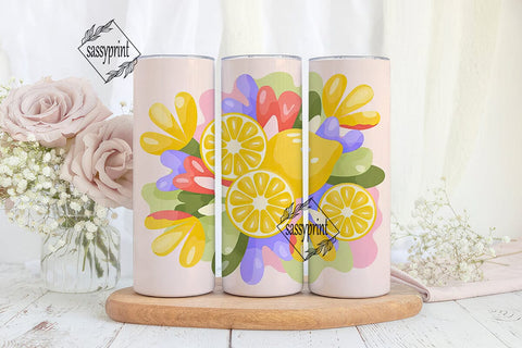 Pink Lemonade 20oz Tumbler Wrap Sublimation sassyprint 