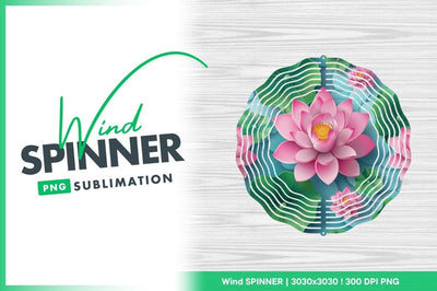 Pink lotus flowers and lily pads pattern Sublimation Regulrcrative 