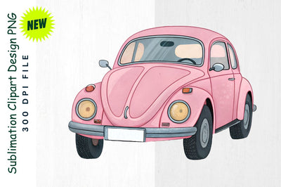 Pink Love Car Sublimation Clipart Sublimation Regulrcrative 