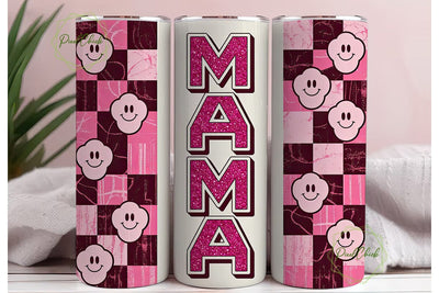 Pink Mama 20oz Tumbler Wrap Sublimation PixelChick 