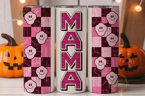 Pink Mama 20oz Tumbler Wrap Sublimation PixelChick 
