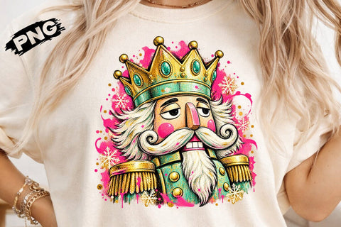 Pink Nutcracker Christmas Sublimation PNG SVG DesignDestine 