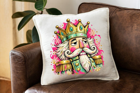 Pink Nutcracker Christmas Sublimation PNG SVG DesignDestine 