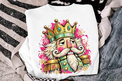 Pink Nutcracker Christmas Sublimation PNG SVG DesignDestine 
