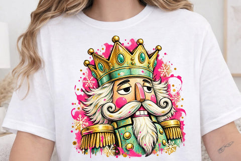 Pink Nutcracker Christmas Sublimation PNG SVG DesignDestine 