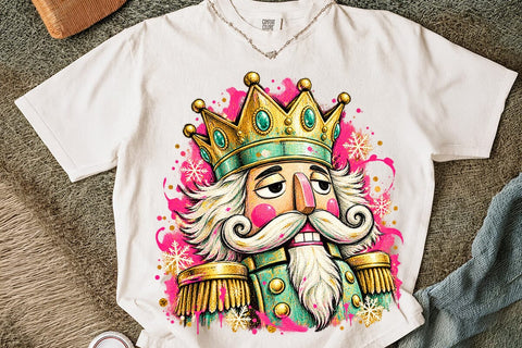 Pink Nutcracker Christmas Sublimation PNG SVG DesignDestine 